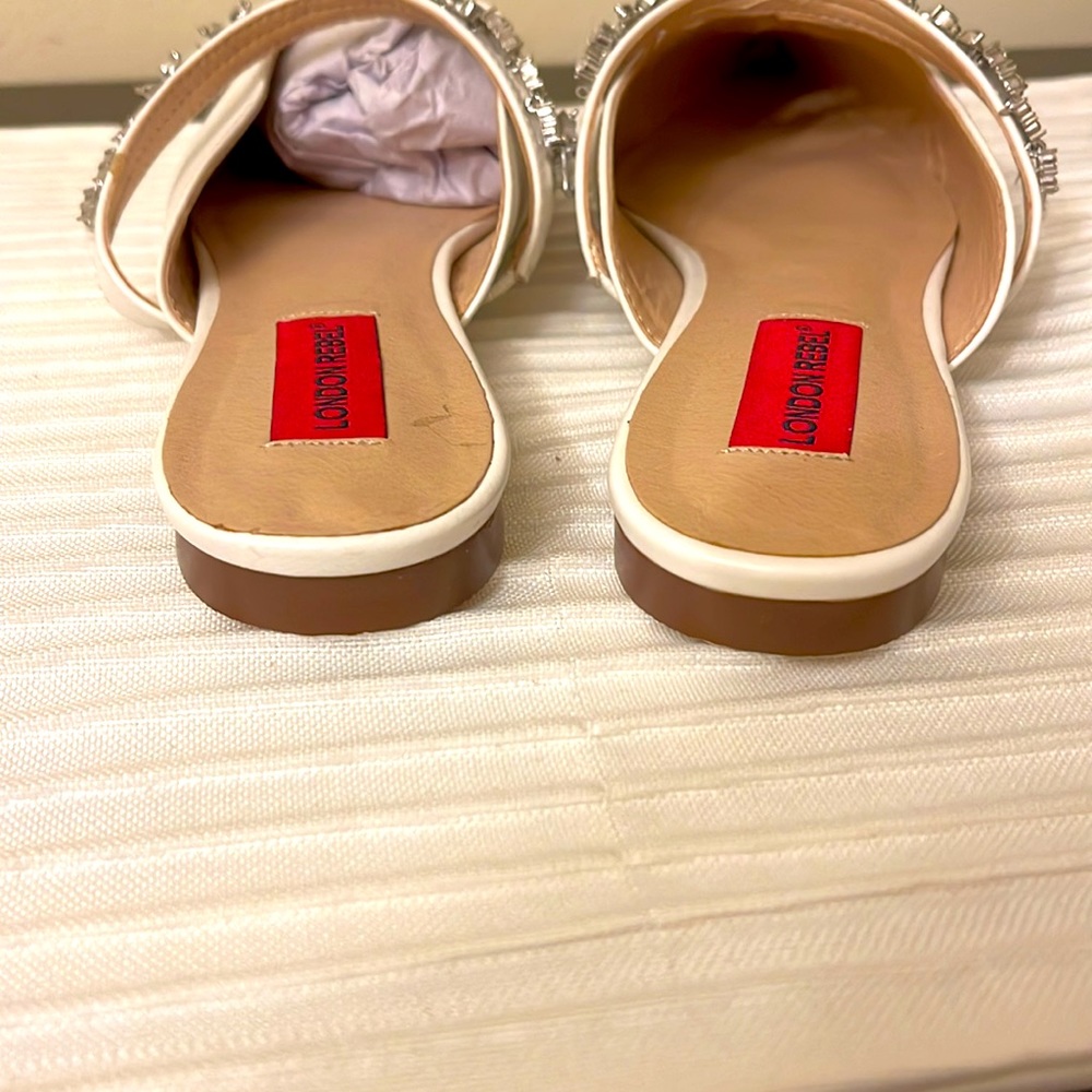 Flat shoes, fashion shoes with crystal stone - Picture 10 of 13